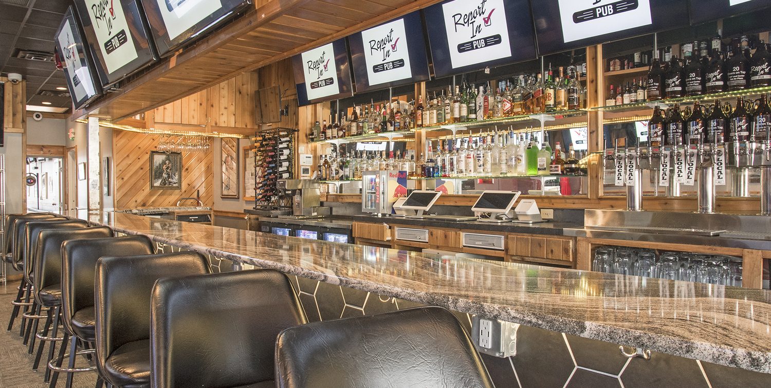Main bar counter